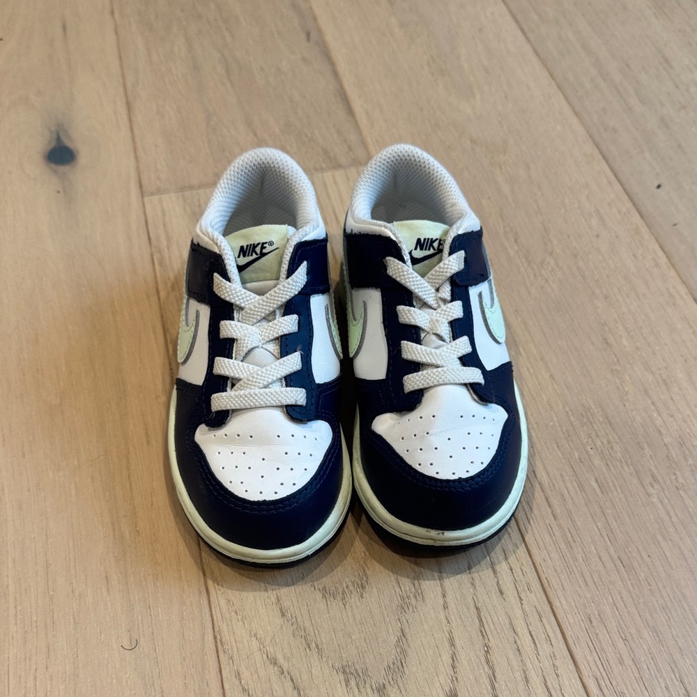 Nike Kids' Navy and White Sneakers